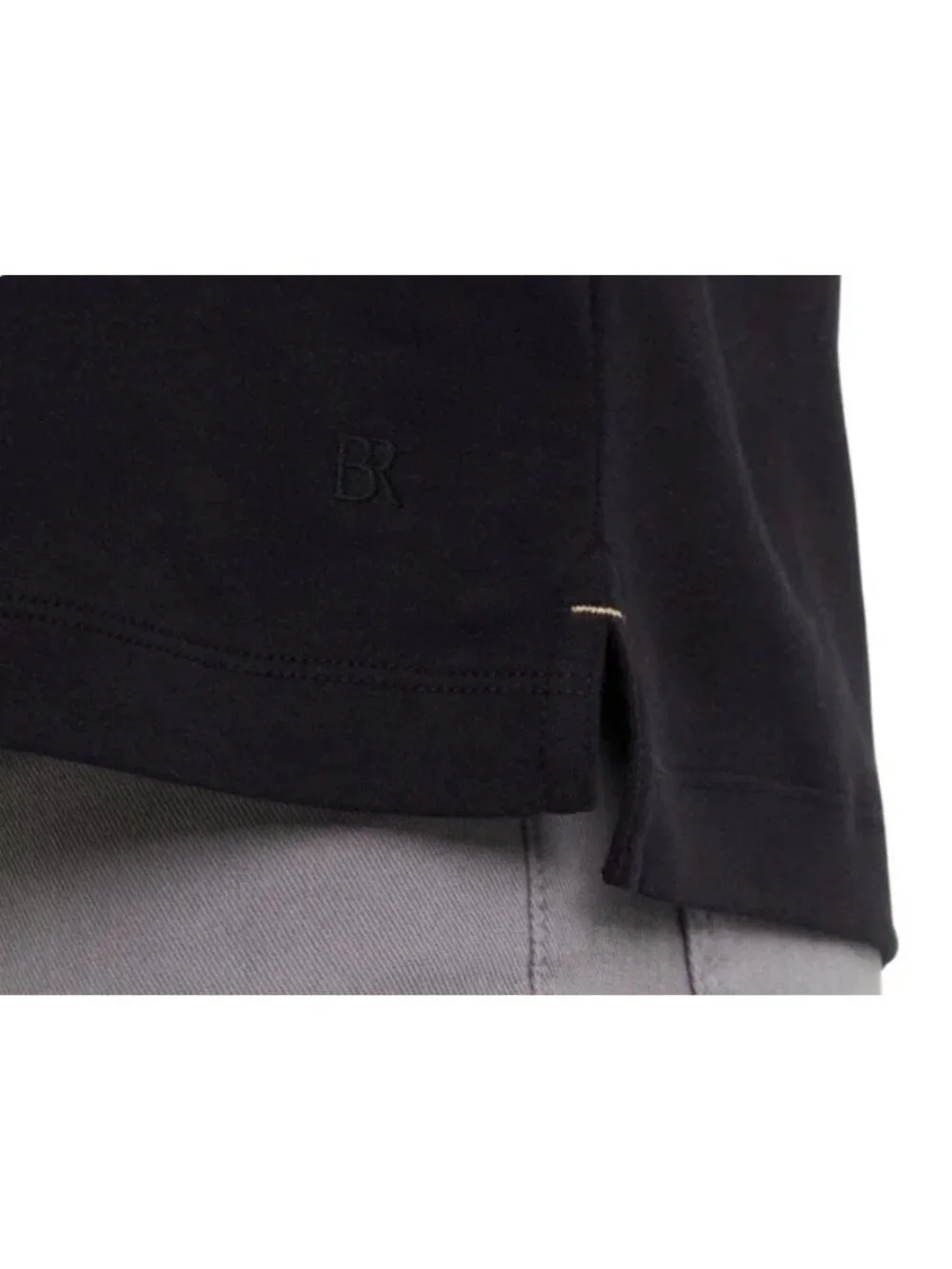 NWT Banana Republic Men's M Black Polo Shirt 100% Cotton Short Sleeve